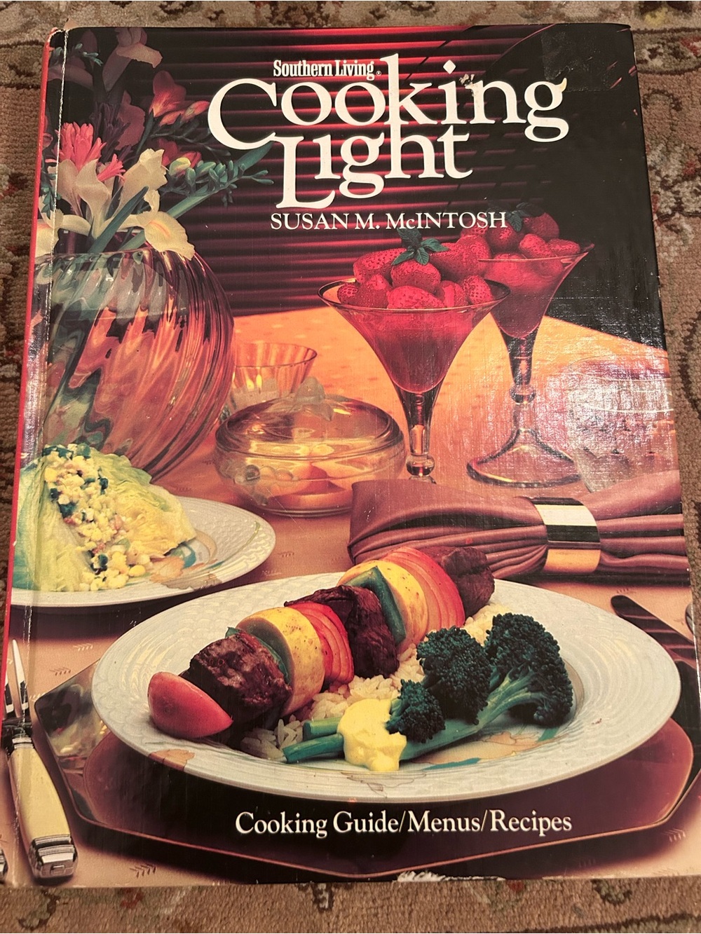 Southern Living Cooking Light Cookbook — 1987 printing 8th edition vintage